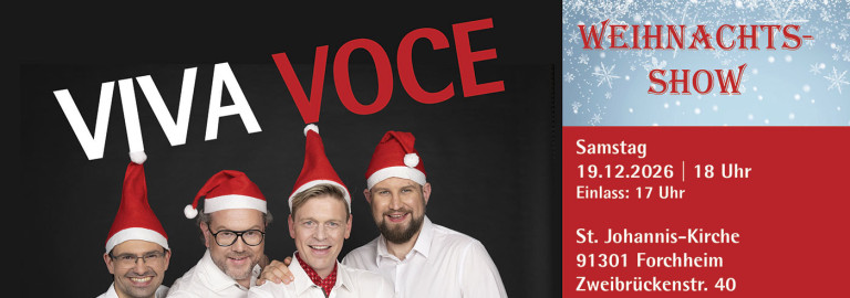 Die Weihnachtsshow mit Viva Voce