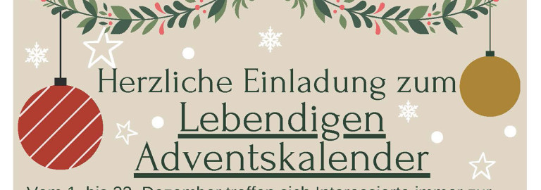 Lebendiger Adventskalender