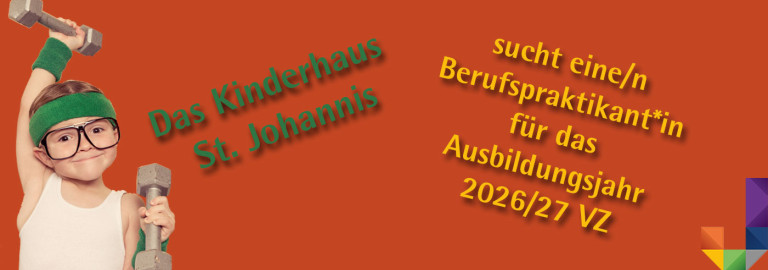 Kinderhaus St. Johannis sucht Berufspraktikant*in