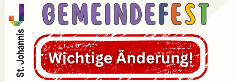 Gemeindefest St. Johannis in verkürzter Form