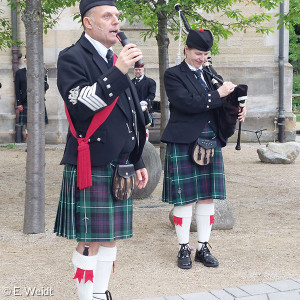 Standkonzert mit der Glen Regnitz Pipe-Band