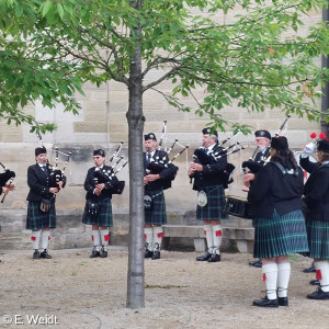 Standkonzert mit der Glen Regnitz Pipe-Band