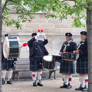 Standkonzert mit der Glen Regnitz Pipe-Band