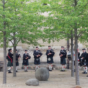 Standkonzert mit der Glen Regnitz Pipe-Band