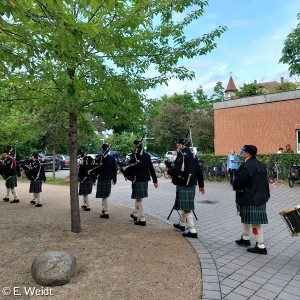 Standkonzert mit der Glen Regnitz Pipe-Band