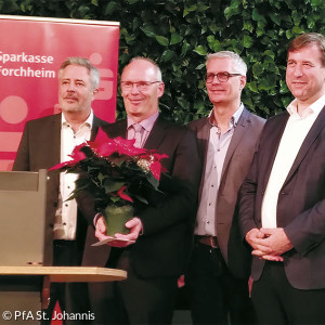 Aus Mitteln der Zukunftssicherung spendete die Sparkasse Forchheim 10.000,- Euro