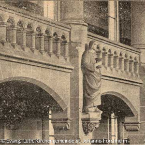 Statuen Augustin, Johannes und David (Quelle: Evang.-Luth. Kirchengemeinde St. Johannis Forchheim)