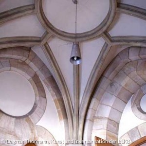 Sterngewölbe in der Vorhalle (Quelle: Dagmar Thormann, Kunst und Inventarisation der ELKB)